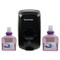 Boardwalk 1200 mL 6 in. x 4.05 in. x 10.58 in. Touch-Free Foam Soap Dispenser and 1200 mL Cranberry Scent Lavender Foam Soap Refill Bundle (2 Refill/Carton)